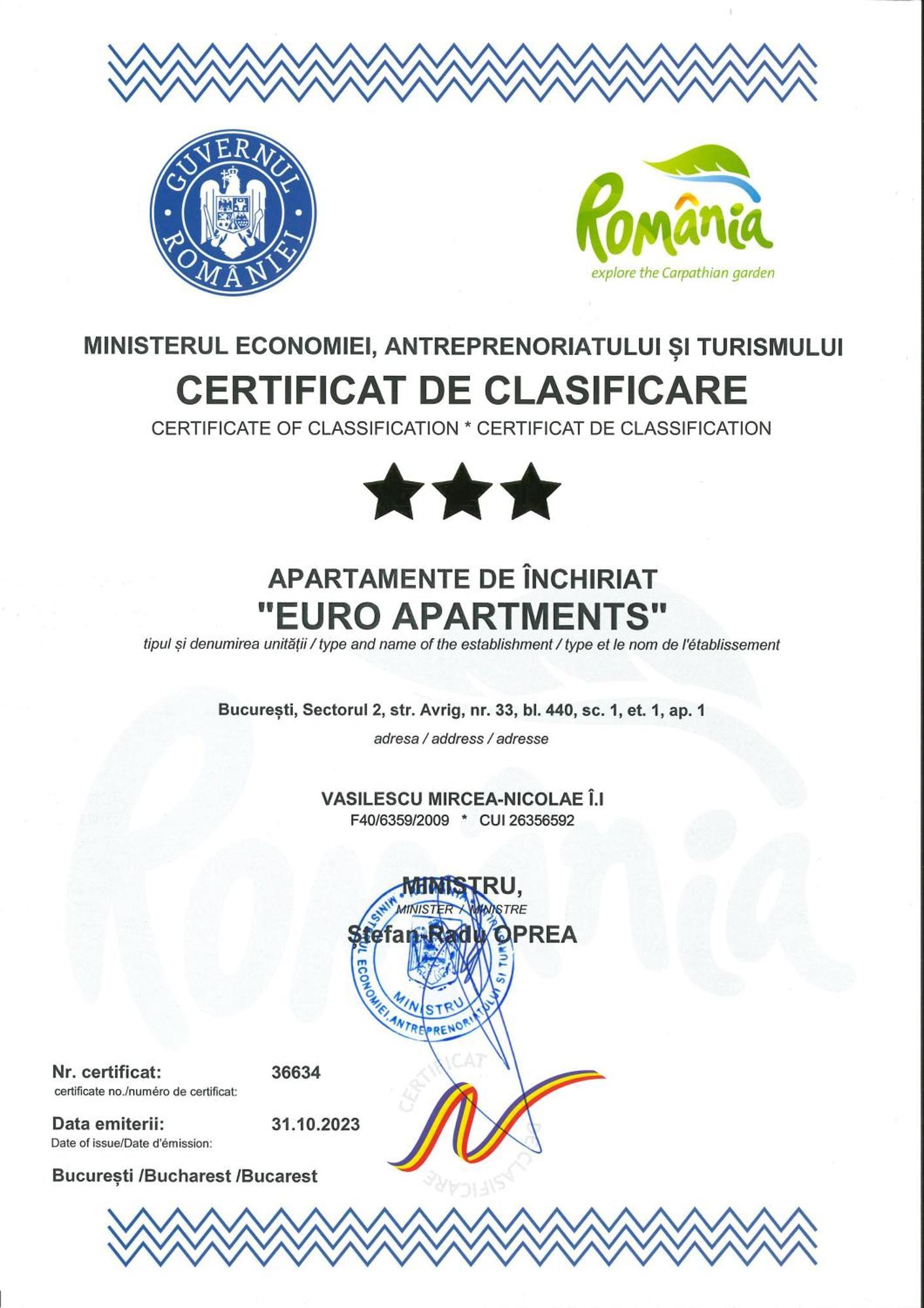 Apartment Euro Bukarest